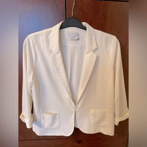 Dynamite White Lightweight Blazer - Size XL
